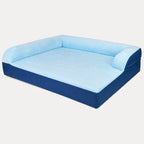 PUPPO-ROCCO ORTHOPEDIC BED-SKY & ROYAL BLUE