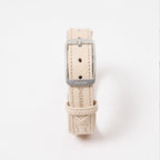 PUPPO-PETSTAR LEATHER COLLAR & LEASH-Vanilla cream