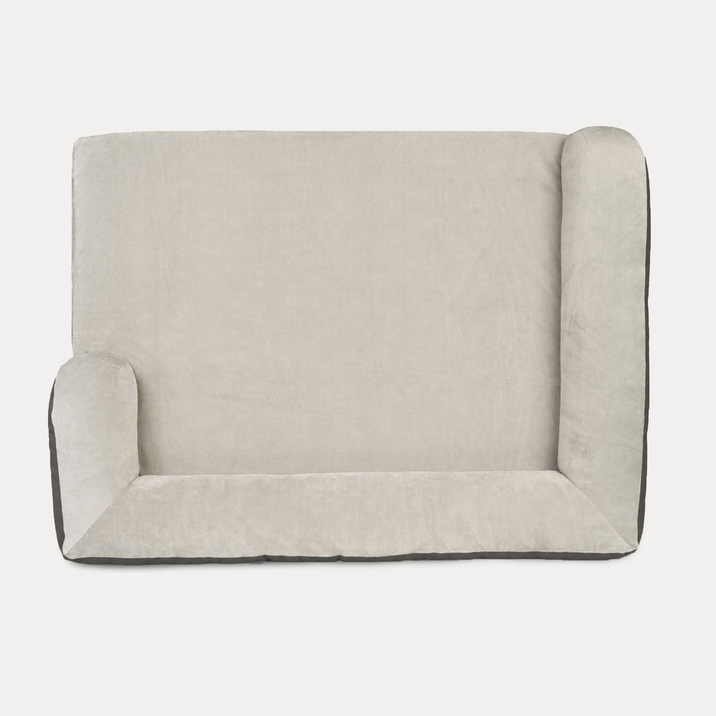 PUPPO-ROCCO ORTHOPEDIC BED-CLOUD & CHARCOAL GREY