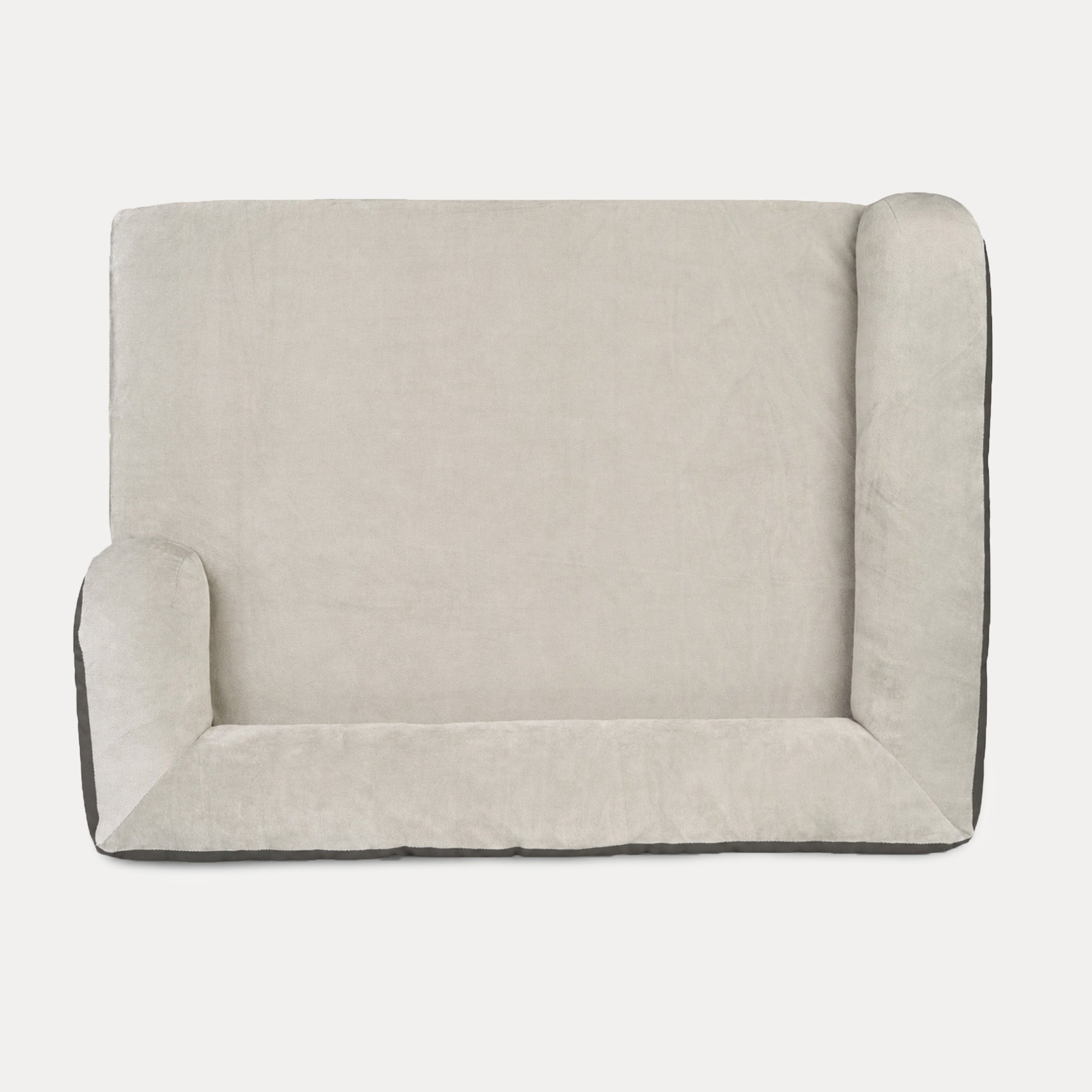 PUPPO-ROCCO ORTHOPEDIC BED-CLOUD & CHARCOAL GREY