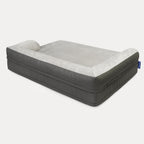 PUPPO-ROCCO ORTHOPEDIC BED-CLOUD & CHARCOAL GREY