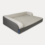 PUPPO-ROCCO ORTHOPEDIC BED-CLOUD & CHARCOAL GREY
