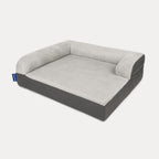 PUPPO-ROCCO ORTHOPEDIC BED-CLOUD & CHARCOAL GREY