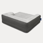 PUPPO-ROCCO ORTHOPEDIC BED-CLOUD & CHARCOAL GREY