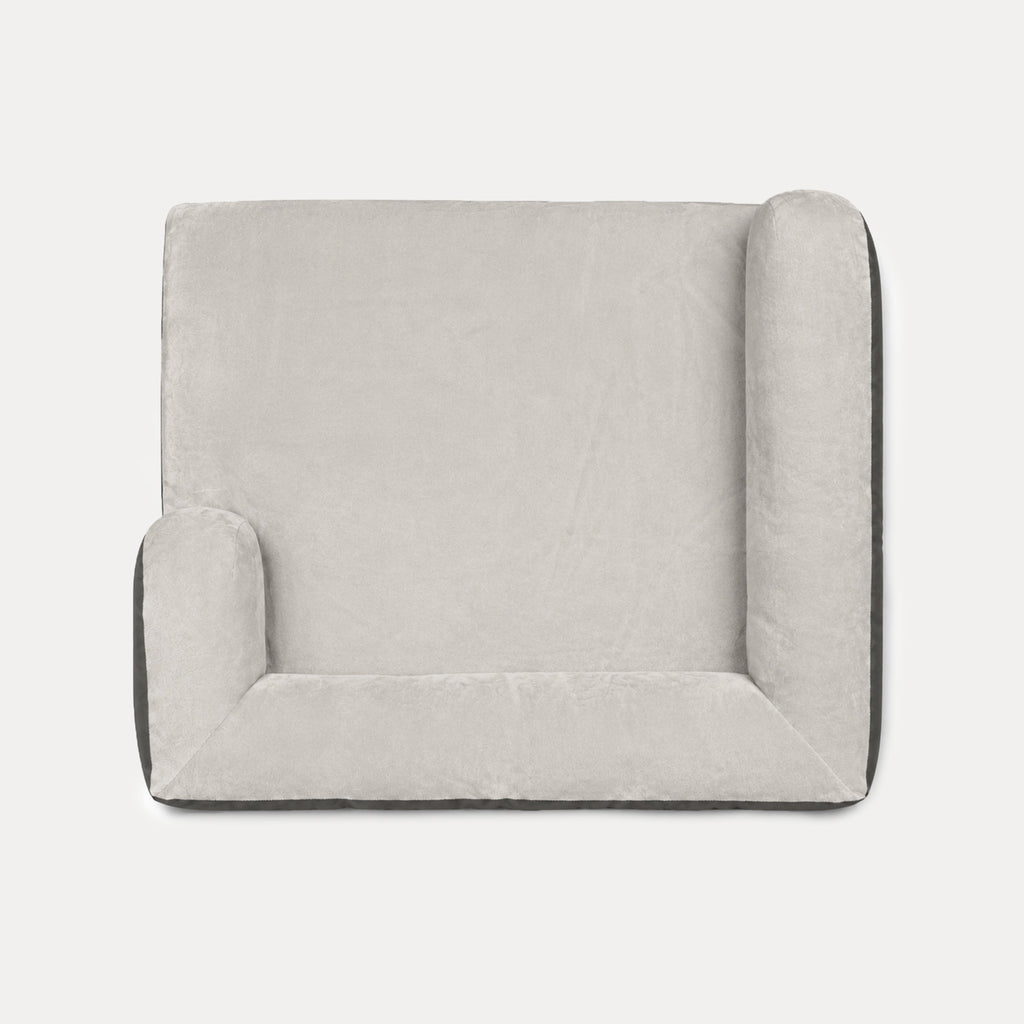 PUPPO-ROCCO ORTHOPEDIC BED-CLOUD & CHARCOAL GREY