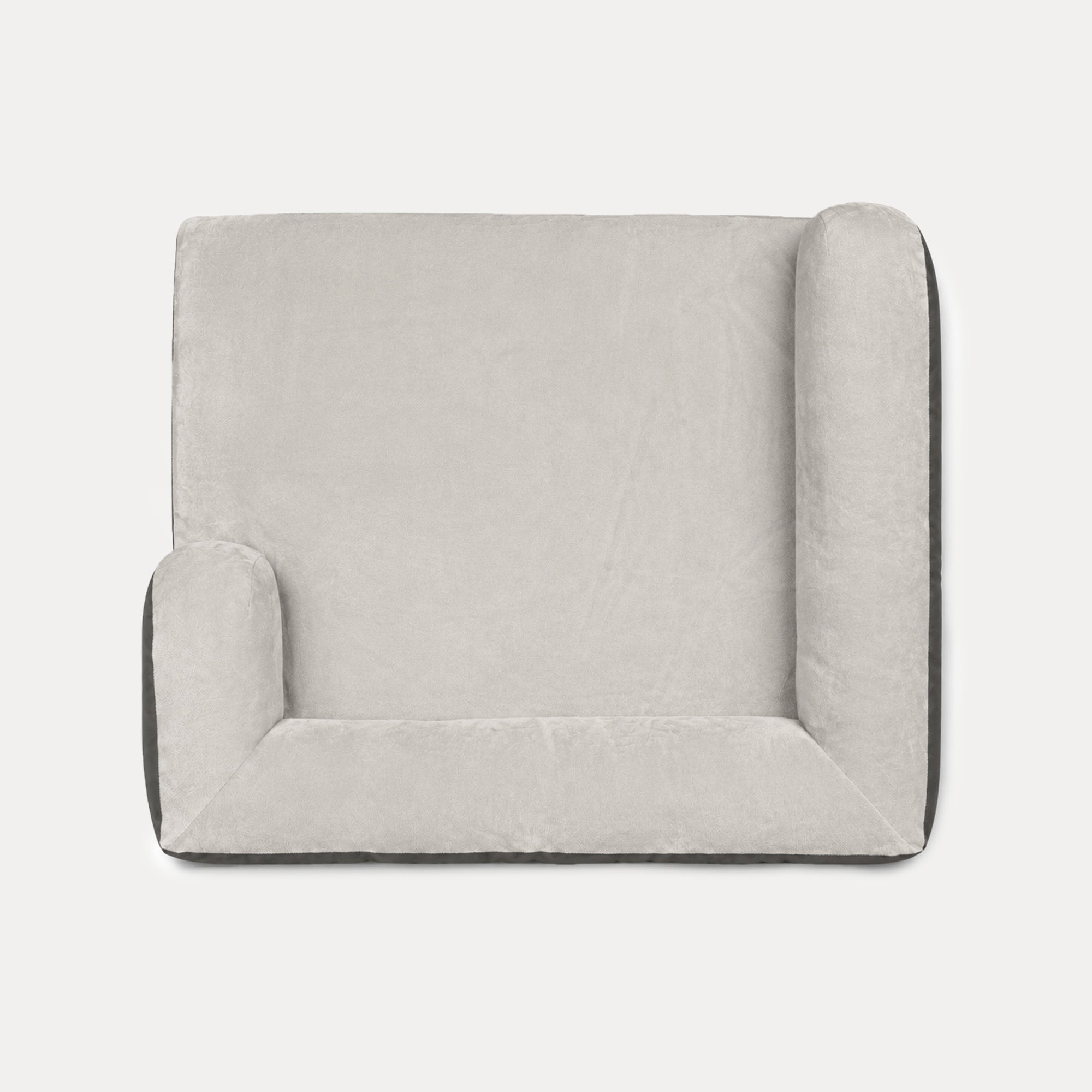 PUPPO-ROCCO ORTHOPEDIC BED-CLOUD & CHARCOAL GREY