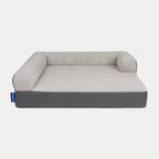 PUPPO-ROCCO ORTHOPEDIC BED-CLOUD & CHARCOAL GREY