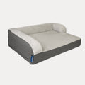 PUPPO-ROCCO ORTHOPEDIC BED-CLOUD & CHARCOAL GREY