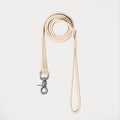PUPPO-PETSTAR Leather leash-Vanilla cream